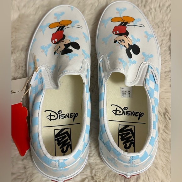 VANS x 2022 Disney Parks 50th Anniversary Mickey Mouse Slip On Shoes, Mens 12 - Picture 5 of 12